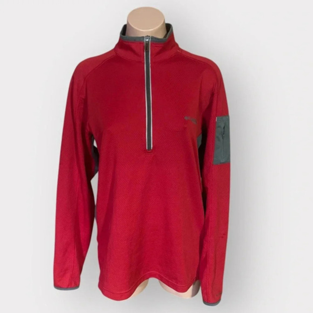 Columbia Men’s Medium Red Optimus Long Sleeve Shirt